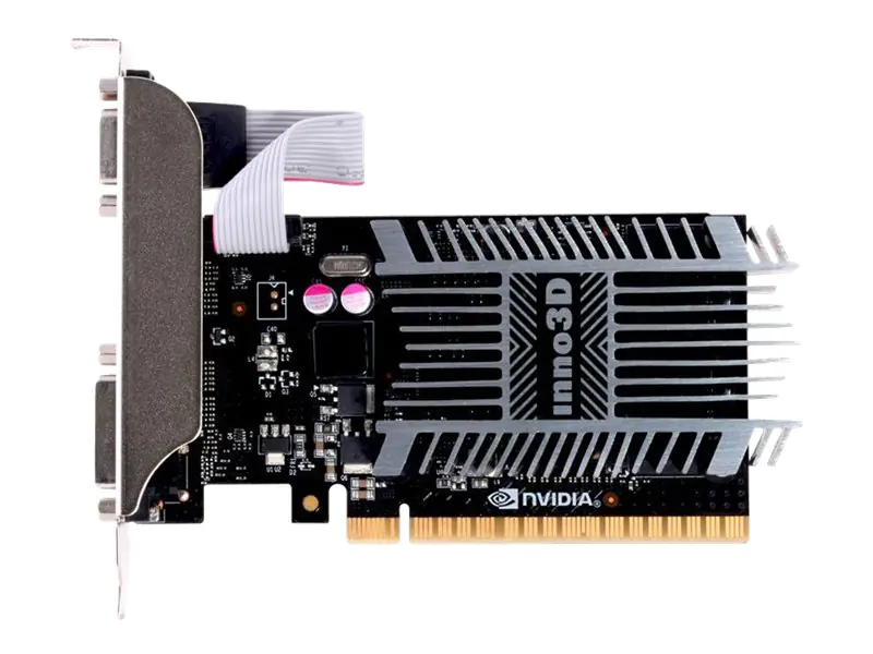 Inno3D GeForce GT 710 LP - Grafikkarten - GF GT 710 - 2 GB DDR3 - PCIe 2.0 - DVI, D-Sub, HDMI