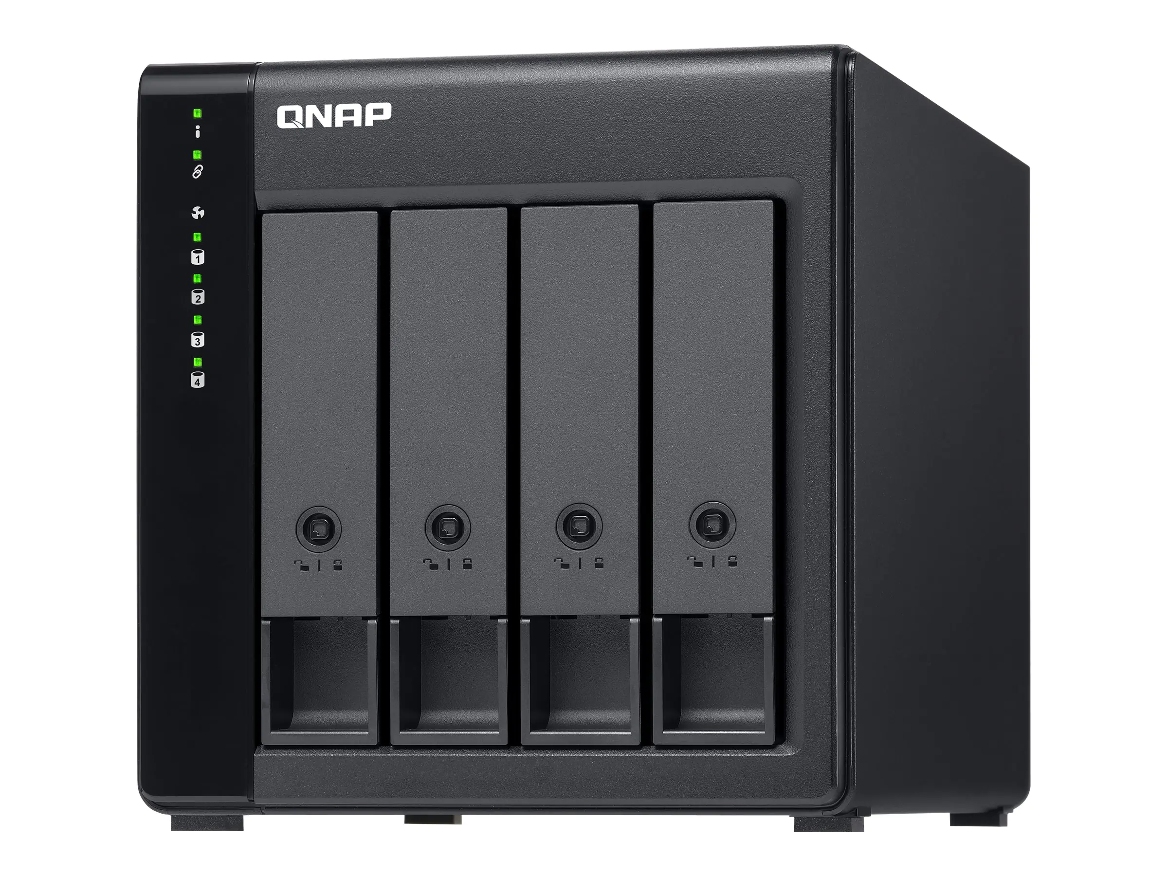 QNAP TL-D400S - Festplatten-Array - 4 Schächte (SATA-600) - SATA 6Gb/s (extern)