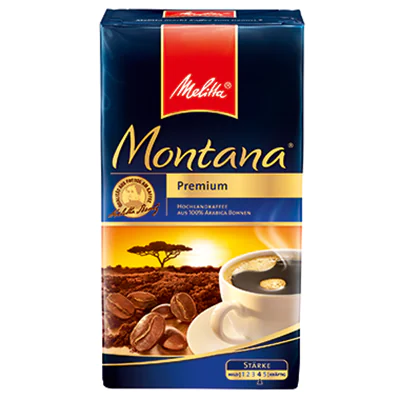 Melitta Kaffee Montana 10001640 gemahlen 500g/Pack.