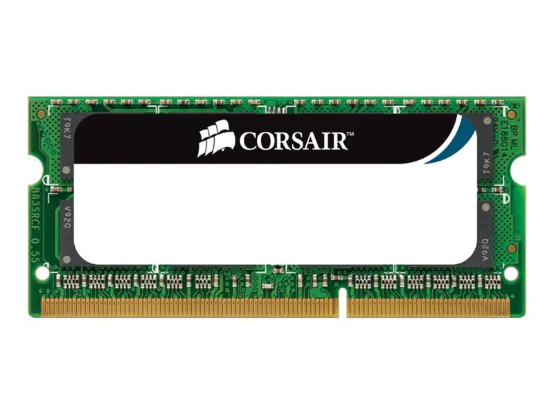 CORSAIR Mac Memory - DDR3 - Kit - 8 GB: 2 x 4 GB - SO DIMM 204-PIN - 1066 MHz / PC3-8500 - CL7 - 1.5 V - ungepuffert - non-ECC