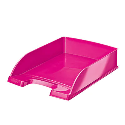 Leitz Briefablage WOW Plus 52263023 DIN A4 stapelbar PS pink Leitz Briefablage WOW Plus 52263023 DIN A4 stapelbar PS pink