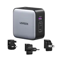 Ugreen USB-A+2*USB-C 65W GaN Worldwide Travel Fast Charger