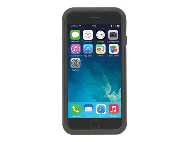 Mobilis BUMPER - Hintere Abdeckung für Mobiltelefon - widerstandsfähig - Silikon, Polycarbonat - für Apple iPhone 6, 6s, 7