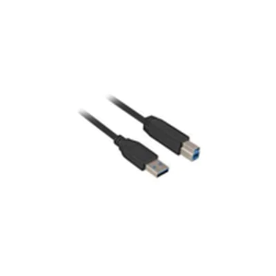 Sharkoon - USB-Kabel - USB Type B (M) zu USB Typ A (M) - USB 3.0 - 3 m - Schwarz