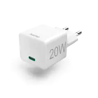 Hama Quick Charger - Netzteil - 20 Watt - 3 A - PD, QC 2.0, QC 3.0 (24 pin USB-C) - weiß