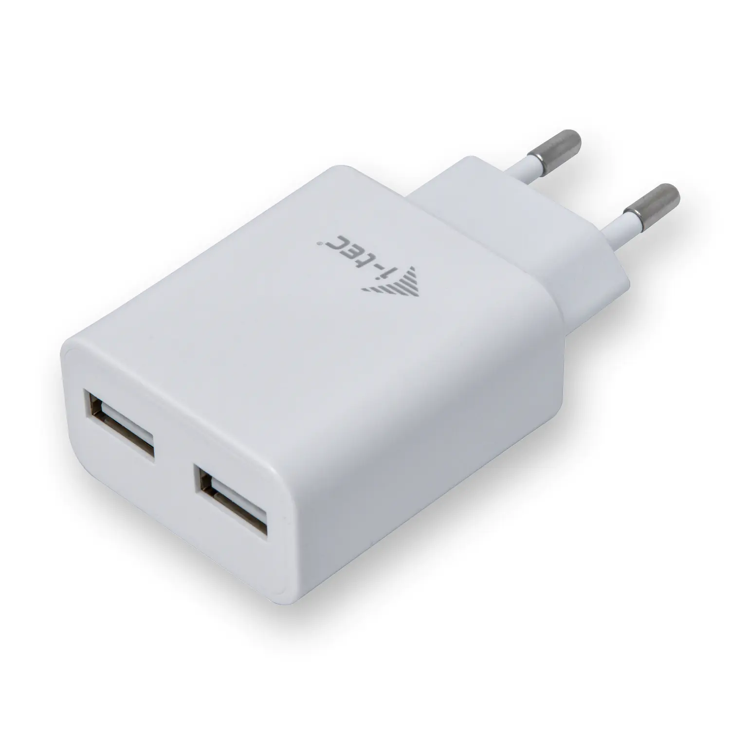 i-Tec - Netzteil - 2.4 A - 2 Ausgabeanschlussstellen (2 x USB) - weiß