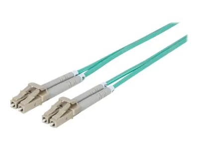 Intellinet Fibre Optic Patch Cable, OM3, LC/LC, 1m, Aqua, Duplex, Multimode, 50/125 µm, LSZH, Fiber, Lifetime Warranty, Polybag - Patch-Kabel - LC Multi-Mode (M) bis LC Multi-Mode (M) - 1 m - Glasfaser - Duplex - 50/125 Mikrometer - OM3 - halogenfrei - A Intellinet Fibre Optic Patch Cable, OM3, LC/LC, 1m, Aqua, Duplex, Multimode, 50/125 µm, LSZH, Fiber, Lifetime Warranty, Polybag - Patch-Kabel - LC Multi-Mode (M) bis LC Multi-Mode (M) - 1 m - Glasfaser - Duplex - 50/125 Mikrometer - OM3 - halogenfrei - A