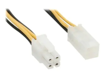 InLine - Spannungsversorgungs-Verlängerungskabel - 4 PIN ATX12V (M) zu 4 PIN ATX12V (W) - 20 cm
