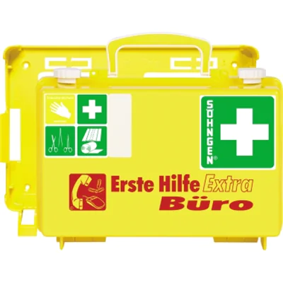 SÖHNGEN Erste Hilfe Koffer EXTRA Büro 0320126 DIN 13157 leuchtgelb