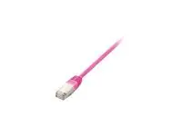 equip - Patch-Kabel - RJ-45 (M) zu RJ-45 (M) - 2 m - SSTP-Kabel - CAT 6 - halogenfrei, geformt, verseilt - pink