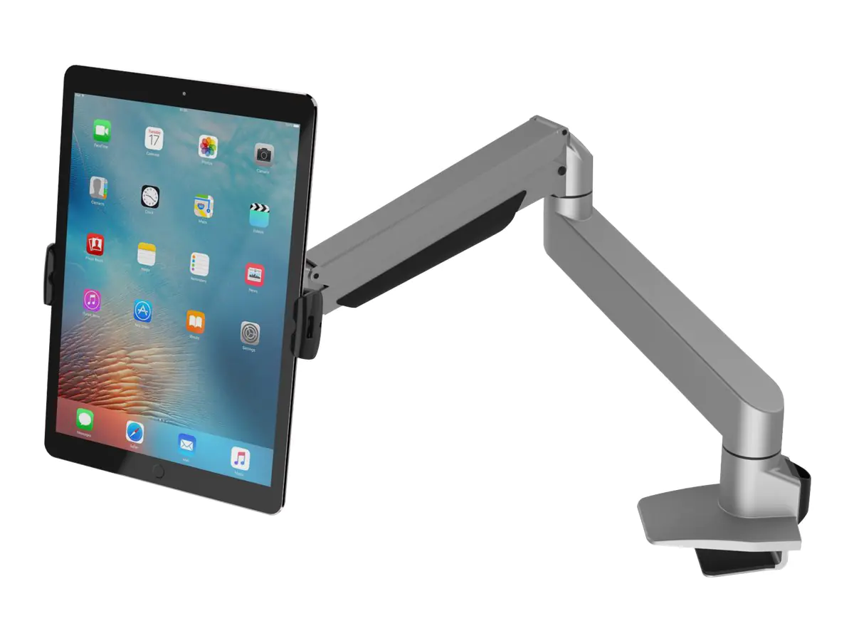 Compulocks Cling Reach Universal Tablet Counter Top Articulating Arm Black - Befestigungskit - für Tablett (einstellbarer Arm) - Schwarz, Silber - Bildschirmgröße: bis zu 33 cm (bis zu 13 Zoll) - Tischmontage