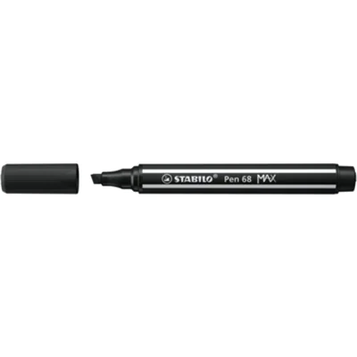 STABILO Pen 68 MAX, 1 Farben, Schwarz, 5 mm, 1 mm, Schwarz, Rund 768/46