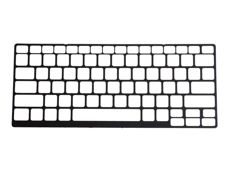 Dell 107 (104) Keys, Dual Point - Notebook-Tastaturrand - weiß - für Dell Latitude 5580