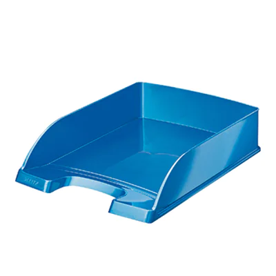 Leitz Briefablage WOW Plus 52263036 DIN A4 stapelbar PS blau Leitz Briefablage WOW Plus 52263036 DIN A4 stapelbar PS blau
