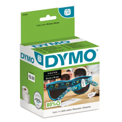 DYMO® Auszeichnungsetikett LabelWriterT 54 x 11 mm (B x H) Kunststoff weiß 1.500 Etik./Rl. 1.500 Etik./Pack. DYMO® Auszeichnungsetikett LabelWriterT 54 x 11 mm (B x H) Kunststoff weiß 1.500 Etik./Rl. 1.500 Etik./Pack.