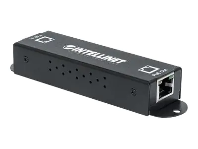 Intellinet Gigabit High-Power PoE+ Extender, IEEE 802.3at/af Power over Ethernet (PoE+/PoE), Metall - Repeater - 1GbE - 10Base-T, 100Base-TX, 1000Base-T - RJ-45 / RJ-45 - bis zu 500 m
