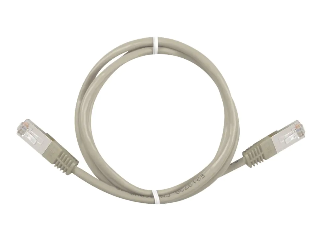 Sharkoon - Patch-Kabel - RJ-45 (M) zu RJ-45 (M) - 10 m - SFTP - CAT 6 - Grau