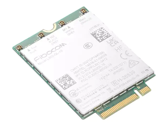 Fibocom L860-GL-16 - Drahtloses Mobilfunkmodem - 4G LTE - M.2 Card - für ThinkPad L13 Gen 3; L13 Yoga Gen 3; L15 Gen 3; P16 Gen 1; T14s Gen 3; X13 Gen 3