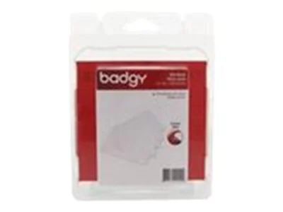 Badgy - Polyvinylchlorid (PVC) - 30 mil - weiß - 100 Karte(n) Karten - für Badgy 100, 200, 1st Generation