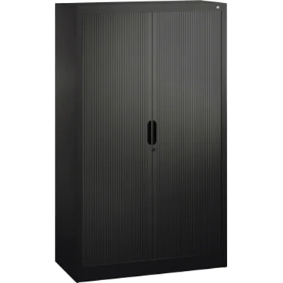 C P Omnispace Rollladenschrank schwarzgrau 3 Fachböden 100.0 x 42.0 166.0 321200S10037