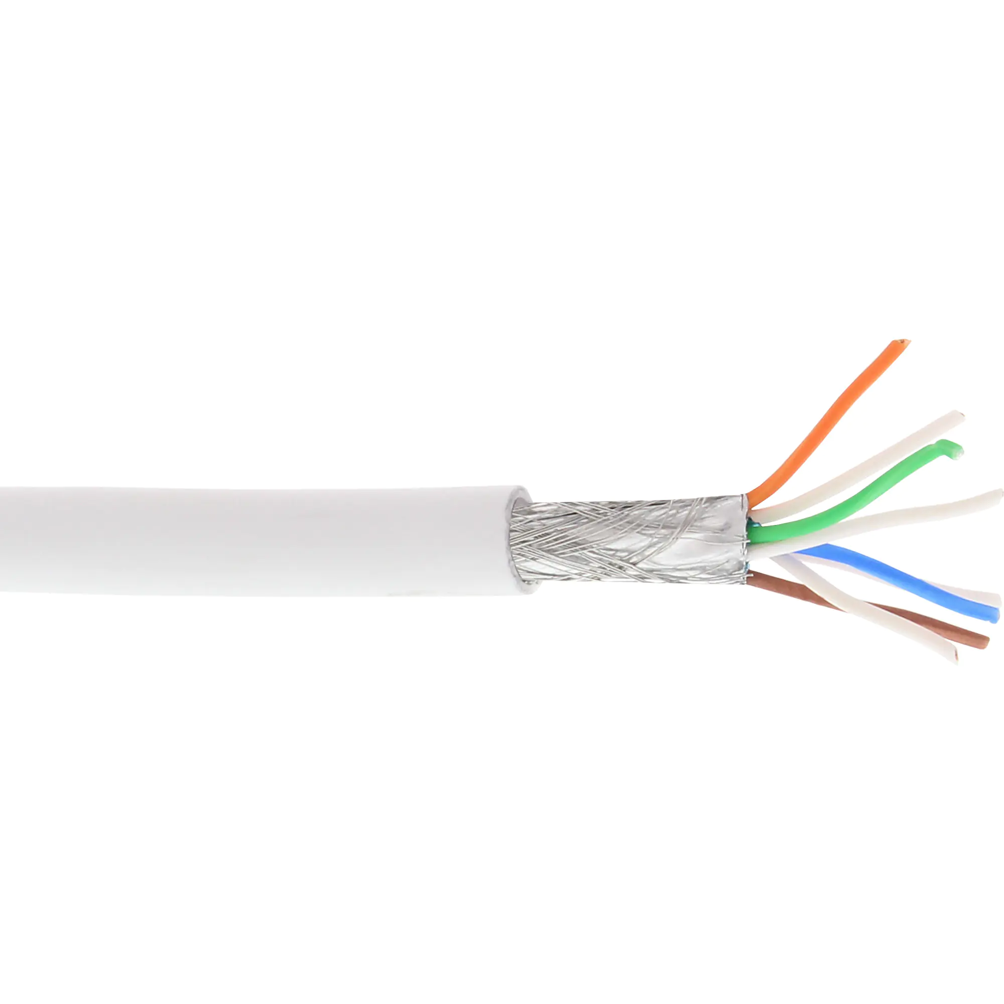 InLine - Bulkkabel - 100 m - SFTP, PiMF - CAT 6a - halogenfrei - weiß