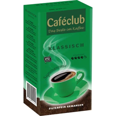 Kaffee Cafeclub Klassisch 796 gemahlen 500g Kaffee Cafeclub Klassisch 796 gemahlen 500g