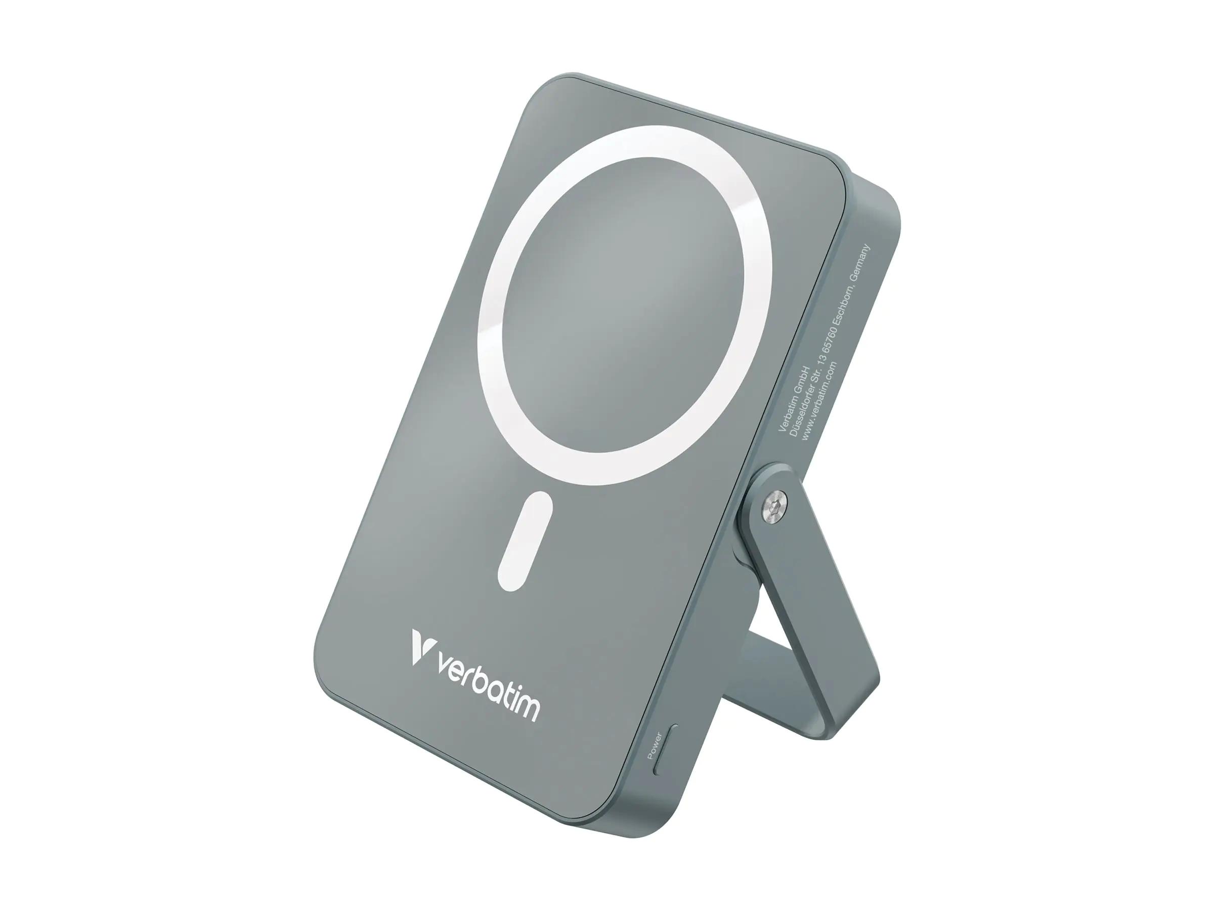 Verbatim Power Bank mit Standfuß mag.wireless 10000mA grau 32268