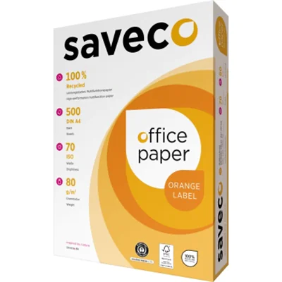 Saveco Kopierpapier Orange Label 100000003 A4 80g ISO 70 500Bl. Saveco Kopierpapier Orange Label 100000003 A4 80g ISO 70 500Bl.