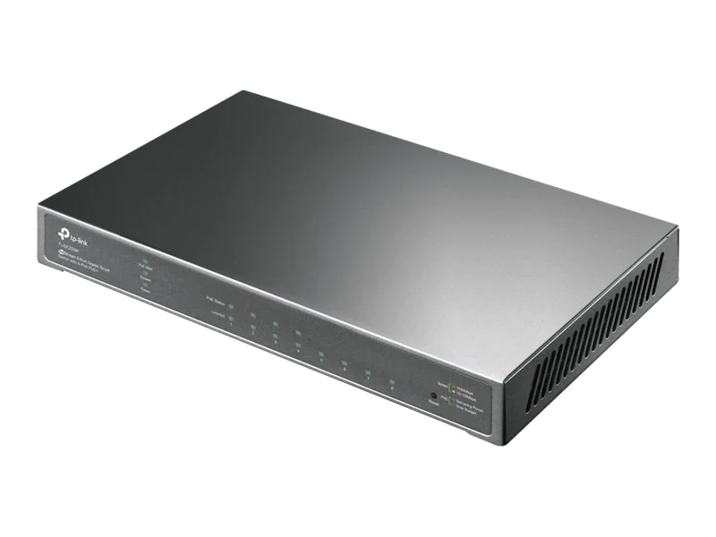 TP-Link JetStream TL-SG2008P V3 - Switch - Smart - 4 x 10/100/1000 + 4 x 10/100/1000 (PoE+) - Desktop, wandmontierbar - PoE+ (62 W)