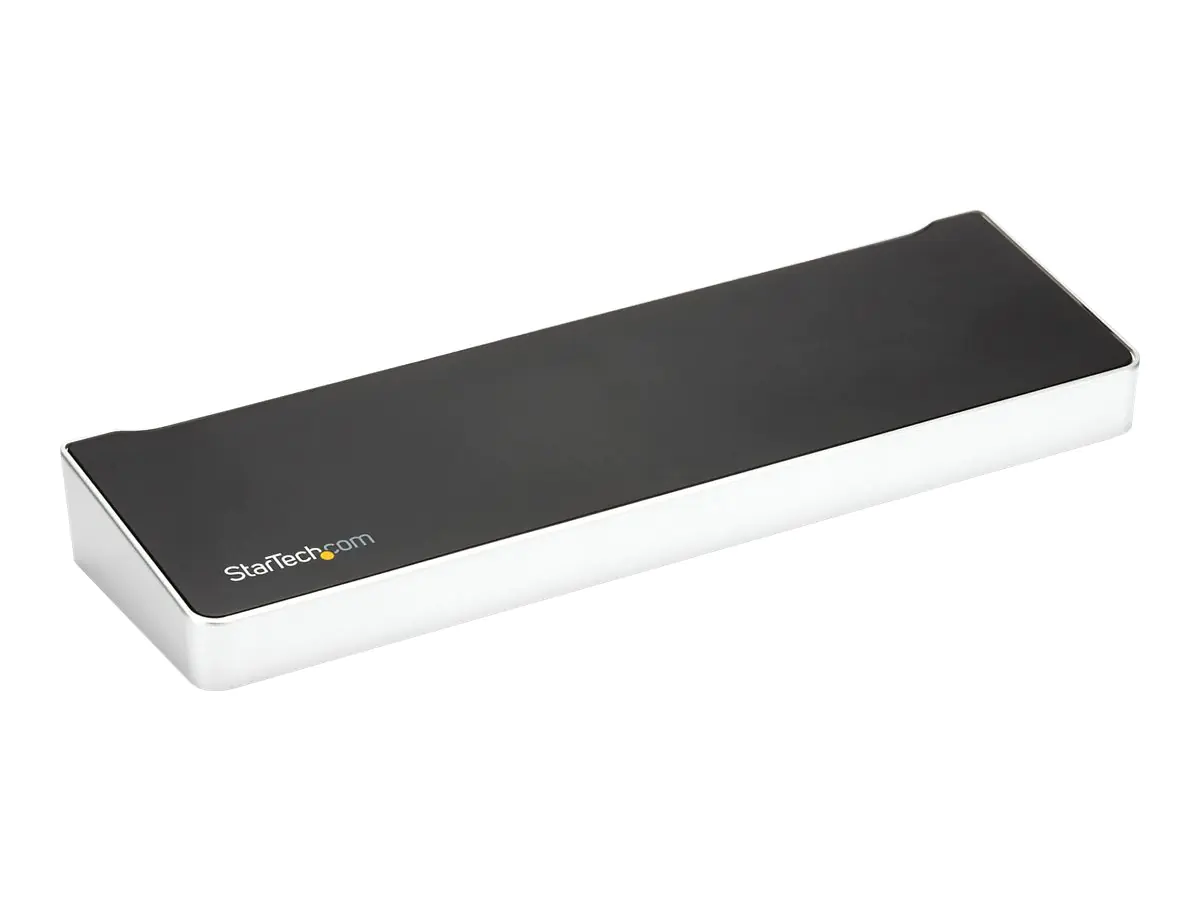 StarTech 4K USB-C Dock - Triple Monitor - Mac & Windows - 60W USB PD (DK30CH2DPPDU)