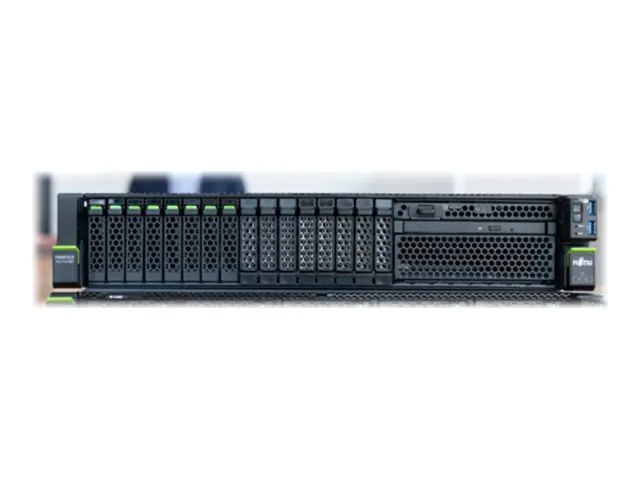 Fujitsu PRIMERGY RX2540 M7 - Server - Rack-Montage - 2U - zweiweg - 1 x Xeon Silver 4410T / 2.7 GHz - RAM 32 GB - SATA/SAS - Hot-Swap 6.4 cm (2.5") Schacht/Schächte - keine HDD - kein Betriebssystem - Monitor: keiner