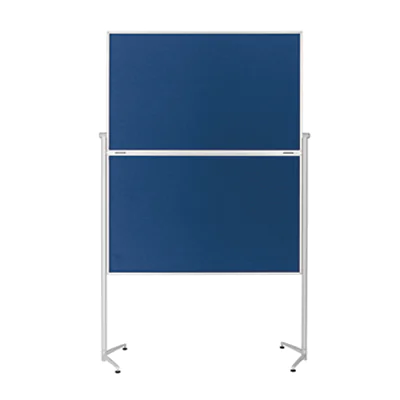 Diverse Moderationstafel, klappbar, Oberfläche Filz, blau 1151303