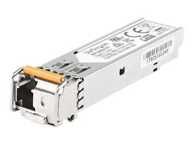 StarTech SFP1GBX40DES Transceiver Modul (Dell EMC SFP-1G-BX40-D kompatibel, SFP, 1 Gbit/s, 40 km, Single Mode, Mini-GBIC) - SFP (Mini-GBIC)-Transceiver-Modul (gleichwertig mit: Dell EMC SFP-1G-BX40-D) - GigE - 1000Base-BX40-D - LC Single-Modus - bis zu 40
