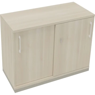 Schiebetürenschrank 2OH B1000xT442xH781mm si/Akazie hell Schiebetürenschrank 2OH B1000xT442xH781mm si/Akazie hell