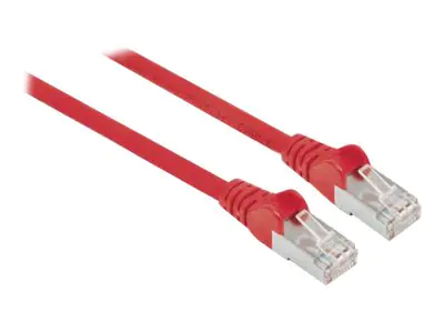 Intellinet Network Patch Cable, Cat6, 30m, Red, Copper, S/FTP, LSOH / LSZH, PVC, RJ45, Gold Plated Contacts, Snagless, Booted, Polybag - Patch-Kabel - RJ-45 (M) bis RJ-45 (M) - 30 m - SFTP, PiMF - CAT 6 - halogenfrei, geformt, ohne Haken, verseilt - Rot