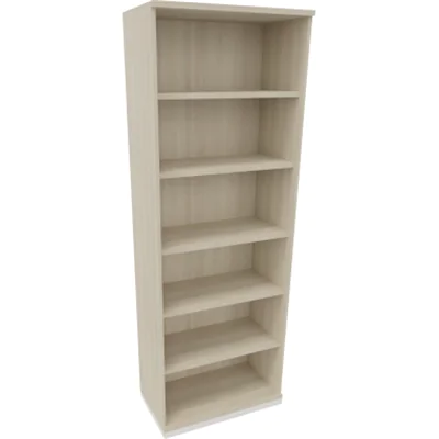 Regal 6OH B800xT442xH2221mm Silberaluminium/Akazie hell