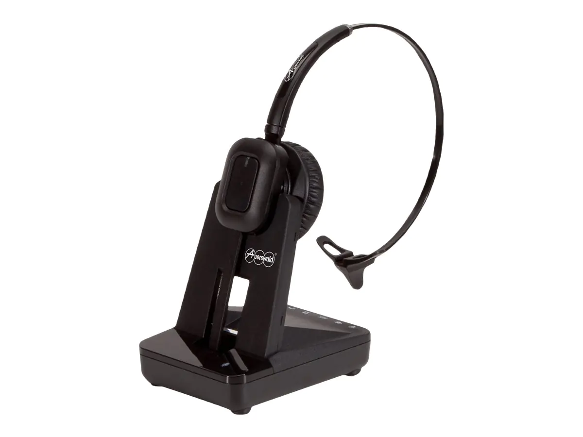 Auerswald COMfortel H-500 - Headset - On-Ear - DECT - kabellos - Schwarz - für COMfortel 2600, 2600 IP, 3600 IP, D-100, D-200, D-400