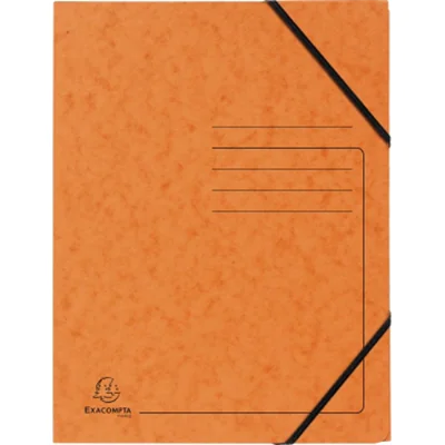 Exacompta Eckspanner 555414E DIN A4 Karton orange