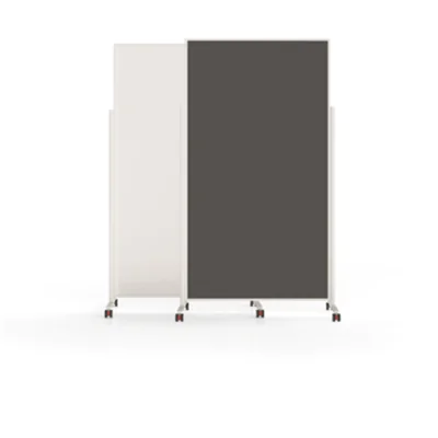 magnetoplan® Moderationstafel Design VarioPin Maße der Oberfläche: 100 x 180 cm (B x H) Stahl weiß