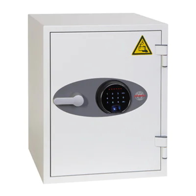 Phoenix Tresor Battery Titan 30 x 41 x 30 cm (B x H x T) Stahl weiß