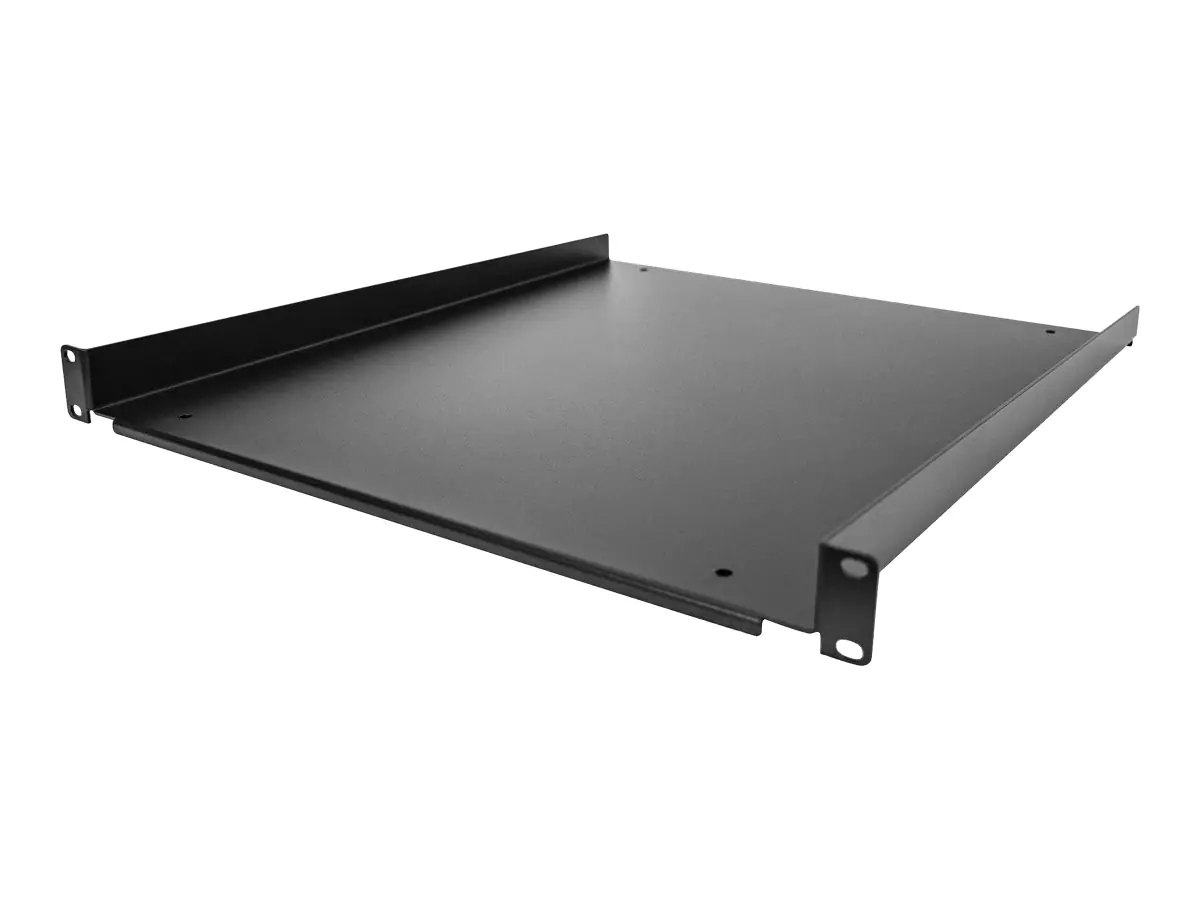 StarTech 1HE 19 Zoll Fachboden für netzwerk schrank - Freitragende Rack ablage für Serverschrank/Rack - Frontmontage - Belastbarkeit 25kg - 50cm tiefe Rackablage (SHELF-1U-20-FIXED-S) - Rack - Regal - 1U - 48.3 cm (19")