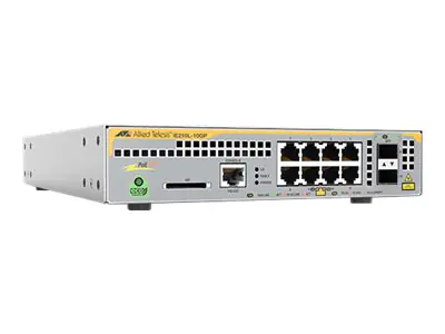 Allied Telesis AT IE210L-10GP - Switch - managed - 8 x 10/100/1000 (PoE+) + 2 x 100/1000 SFP - PoE+ (124 W)