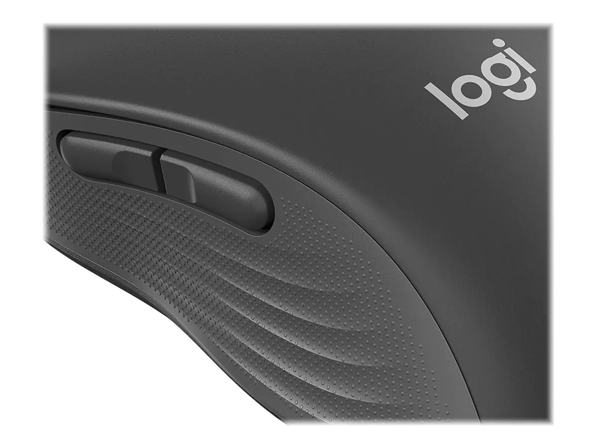 Logitech Signature M650 - Maus - optisch - 5 Tasten - kabellos - 2.4 GHz, Bluetooth - Logitech Logi Bolt USB-Receiver - Graphite