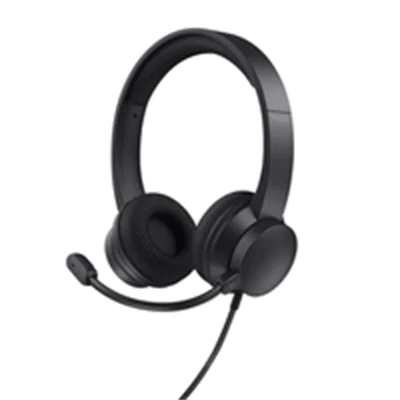Trust Ayda - Headset - On-Ear - kabelgebunden - USB - Schwarz