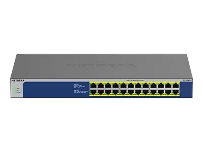 Netgear GS524PP - Switch - unmanaged - 24 x 10/100/1000 (PoE+) - Desktop, an Rack montierbar - PoE+ (300 W) - AC 100 - 230 V