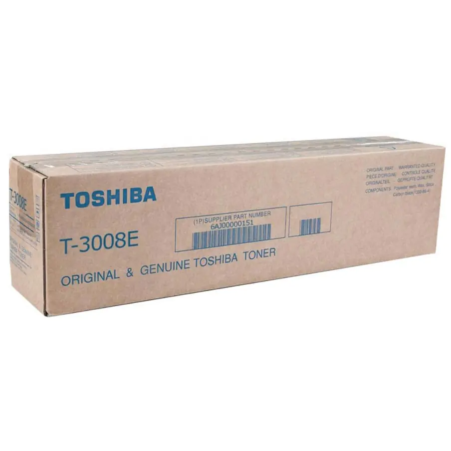 Toshiba T-3008E - Schwarz - Original - Tonerpatrone - für e-STUDIO 2508A, 3008A, 3508A, 4508A, 5008A Toshiba T-3008E - Schwarz - Original - Tonerpatrone - für e-STUDIO 2508A, 3008A, 3508A, 4508A, 5008A