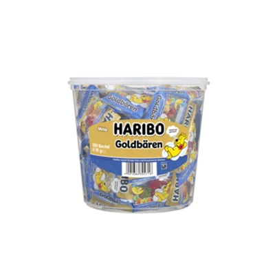 HARIBO Fruchtgummi Goldbären GUTE NACHT 100 x 10 g/Pack.