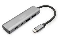 DIGITUS - Hub - USB-C, 4 port - 2 x USB + 2 x USB-C - Desktop