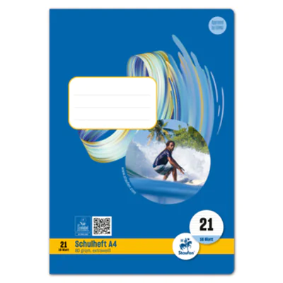 Format-X® Schulheft Style DIN A4 liniert 21 16 Bl.
