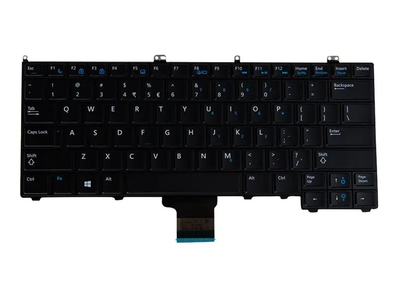 Dell - Tastatur - hinterleuchtet - US International - für Dell Latitude E7450